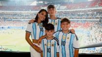 Antonela Roccuzzo y sus hijos