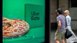 An Uber Eats advertisement in Sydney