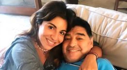 Gianinna Maradona y Diego Maradona