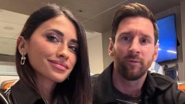 Antonela Roccuzzo sorprendió con un look albiceleste en Argentina contra Inglaterra