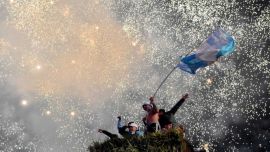 El país entero es una fiesta tras la épica victoria de Argentina ante Inglaterra