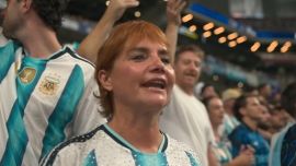 El video de Nancy Pazos en el partido de Argentina e Inglaterra en el Mundial 2026 que se volvió viral