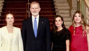 Felipe, Letizia, Leonor y Sofía