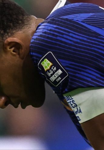 Kylian Mbappé en la eliminación de Francia