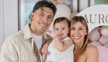 Lisandro Martínez, Aurora y Muriel López Benitez