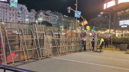 City Hall puts barriers around Obelisk as World Cup madness mounts