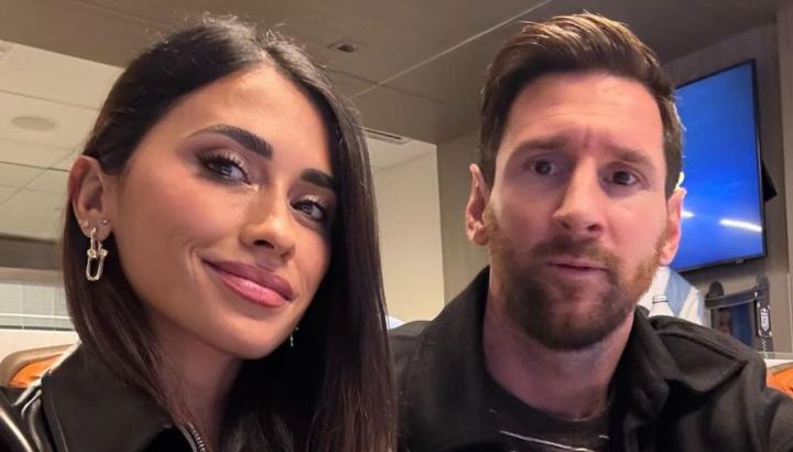 Antonela Roccuzzo sorprendió con un look albiceleste en Argentina contra Inglaterra