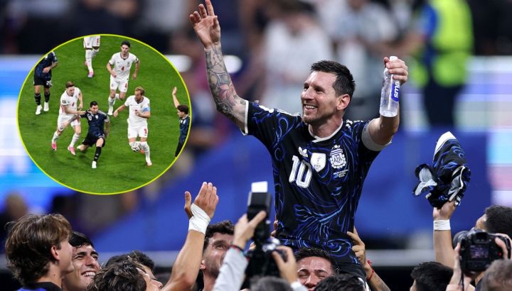 El video de la jugada de Lionel Messi en el partido de Argentina ante Inglaterra que fue furor en la red