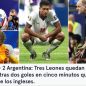 La reacción de la prensa británica ante el triunfo de la Selección de Argentina en las semifinales 