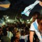Incidentes durante el festejo en el Obelisco por el triunfo de la Selección: robo de celulares, piedrazos y botellazos