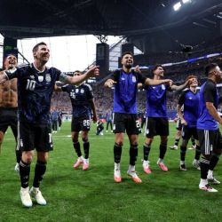 Images from the Argentina v England match.