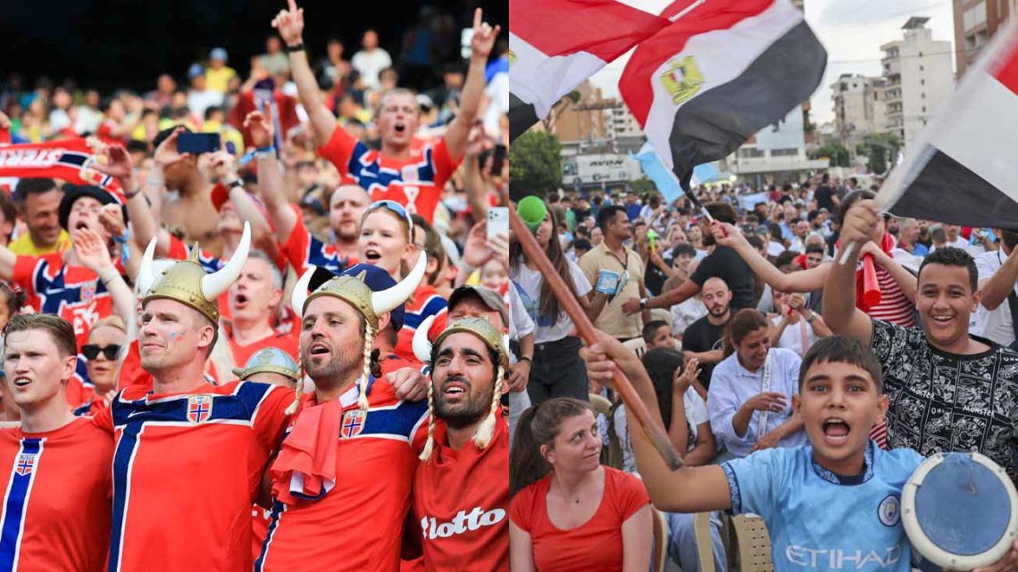 Las hinchadas fueron la otra forma de vivir el Mundial con todo