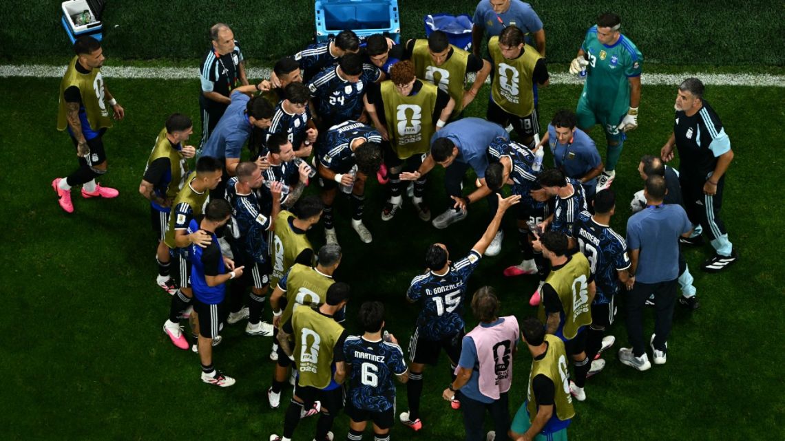 Scaloni: La Albiceleste olió “sangre en agua” en la victoria de Inglaterra