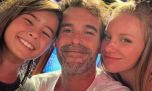 Rufina Cabré mostró su fanatismo por la selección en un festejo familiar junto a Nicolás Cabre y Rocío Pardo