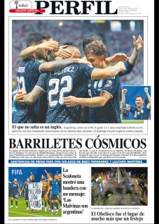 La tapa del Diario PERFIL del jueves 16 de julio de 2026