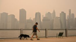 Densa cortina contaminante cubre Nueva York y Nueva Jersey