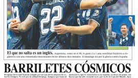 Barriletes cósmicos: edición especial de PERFIL con el triunfo histórico de Argentina en todos los kioscos