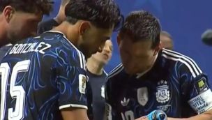 Lionel Messi y Nico González
