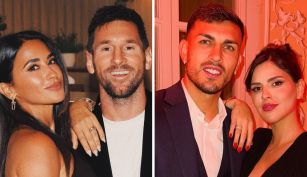 Lionel Messi y Antonela Roccuzzo, Leandro Paredes y Camila Galante