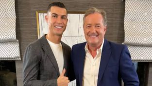 Cristiano Ronaldo y Piers Morgan