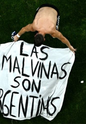Bandera de Malvinas en el Mundial 2026