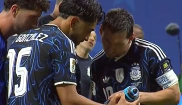 Lionel Messi y Nico González