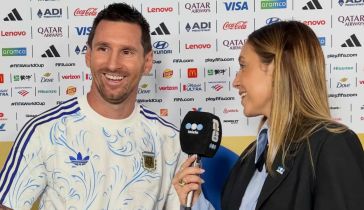 Lionel Messi y Sofi Martínez