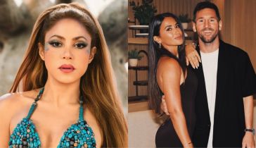 Shakira, Lionel Messi y Antonela Roccuzzo