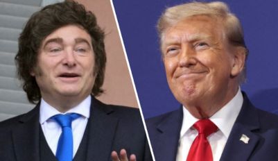 Javier Milei y Donald Trump