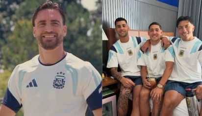 Nicolás Tagliafico, Lisandro Martínez, Cuti Romero y Nahuel Molina