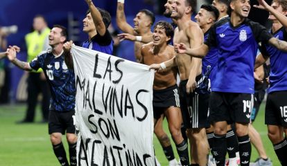 Bandera las malvinas son argentinas 16072026