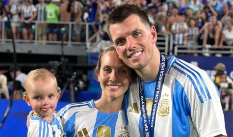 Giovani Lo Celso y Magui Alcácer