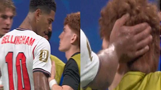 Jude Bellingham agredió con un cachetazo a Valentín Barco tras la épica clasificación de la Selección Argentina