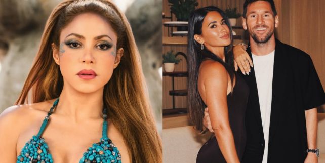 Shakira, Lionel Messi y Antonela Roccuzzo