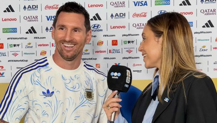 El video viral entre Sofi Martínez y Lionel Messi tras el triunfo de Argentina ante Inglaterra: "Por la última de Leo"