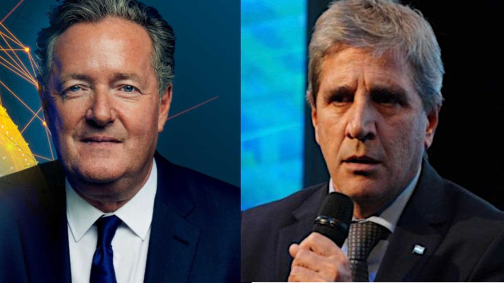 Piers Morgan y Luis Caputo 16072026