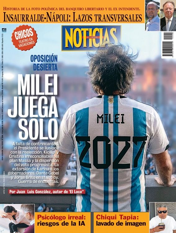 La tapa de NOTICIAS | Foto:Cedoc
