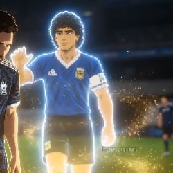 Messi y Maradona anime | Foto:CEDOC