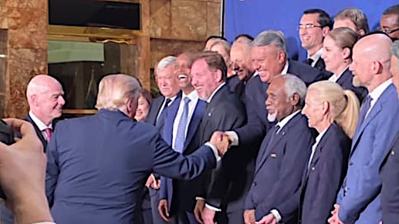 Trump saludó a Chiqui Tapia 17072026