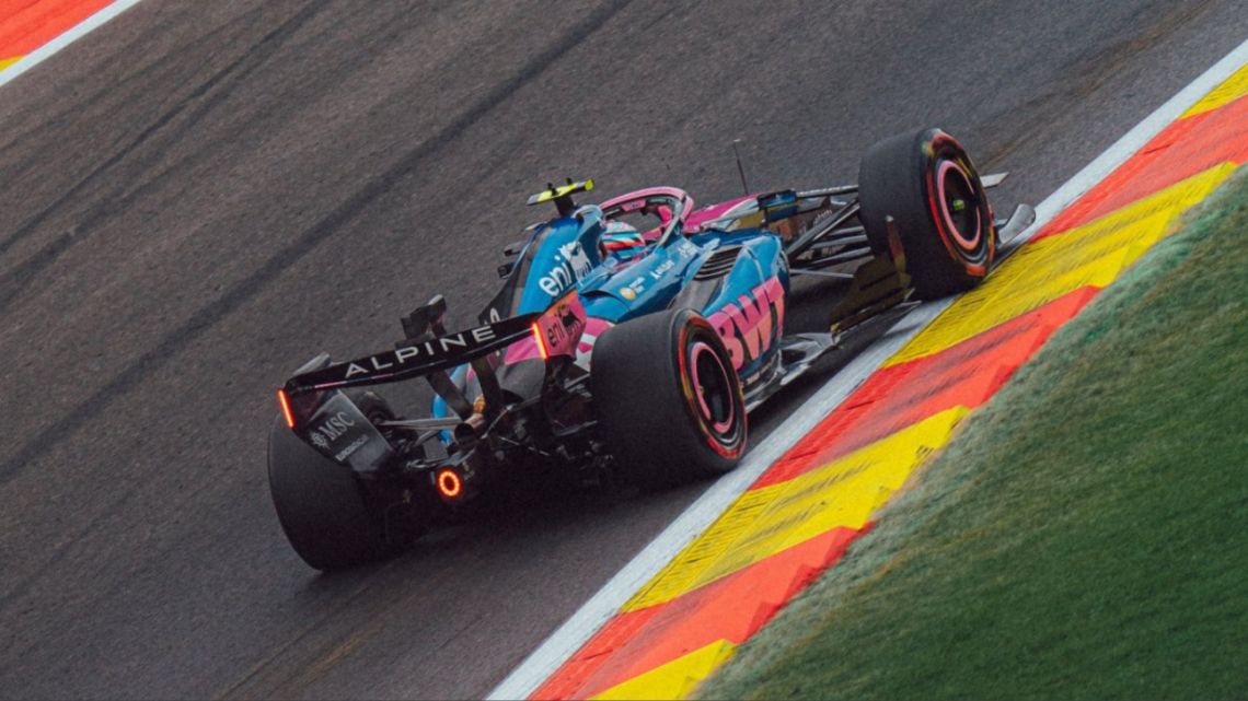 Ο Franco Colapinto κατά τη διάρκεια του Βελγικού GP της Formula 1