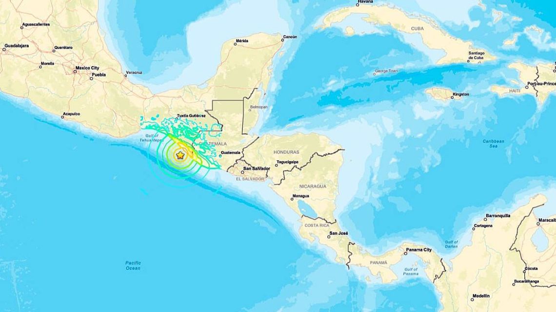 Un potente sismo de 7,3 sacudió a México y Centroamérica
