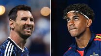 Lionel Messi y Lamine Yamal