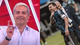 El mensaje que Lionel Messi le envió a Ángel de Brito tras el triunfo de Argentina ante Inglaterra: "Qué alegría"