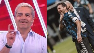 Ángel de Brito y Lionel Messi