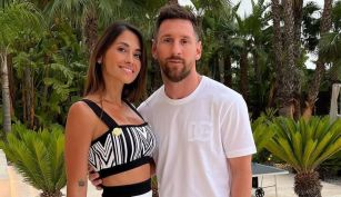 Antonela Roccuzzo y Lionel Messi