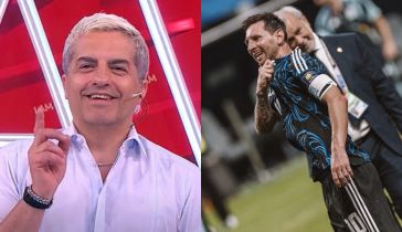 Ángel de Brito y Lionel Messi