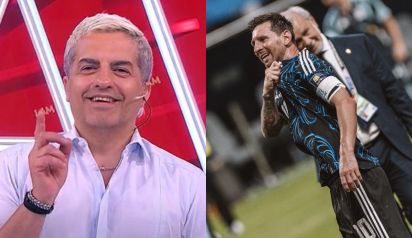 Ángel de Brito y Lionel Messi