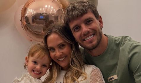Giovani Lo Celso y Magui Alcacer