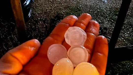 El temporal llegó con granizo al AMBA y activó alertas en varias provincias