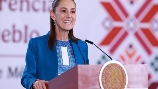 Sheinbaum dejó ver entre risas el rechazo a Argentina en la prensa mexicana